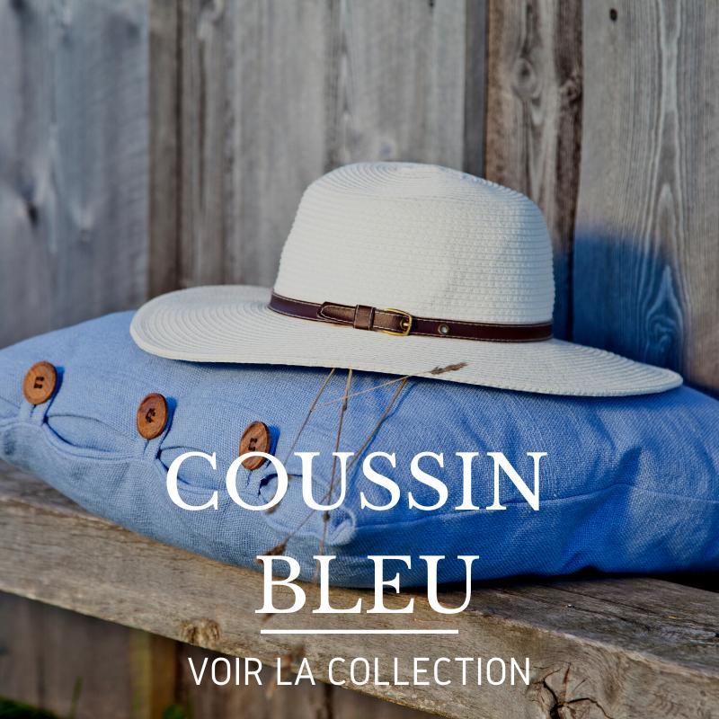 Coussin Bleu