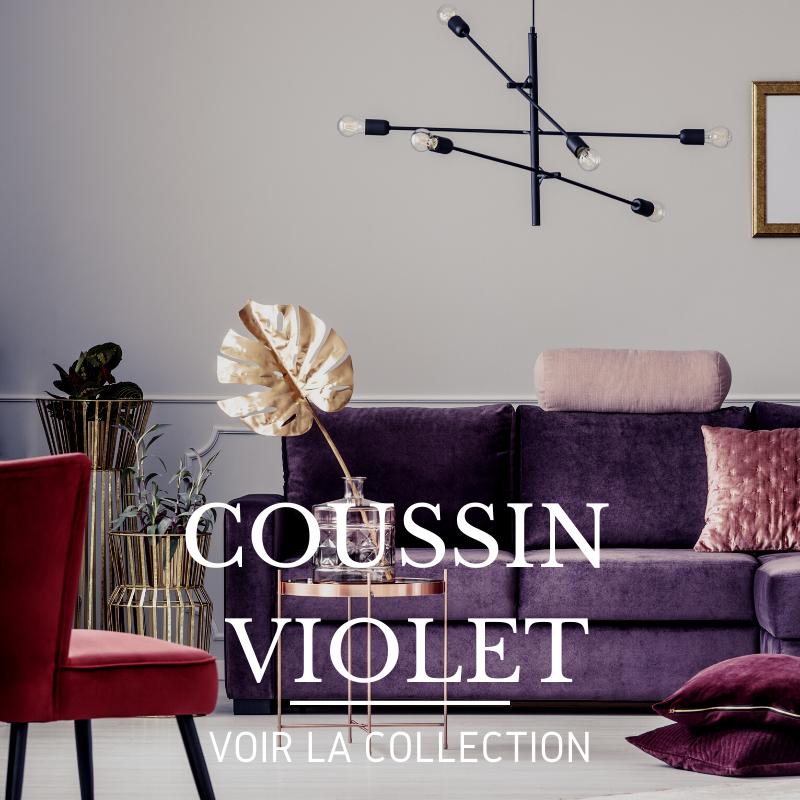 Coussin Violet