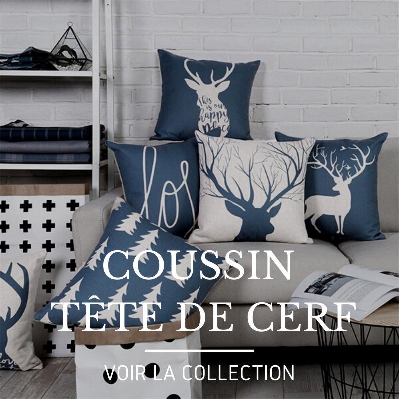 Coussin Tête de Cerf