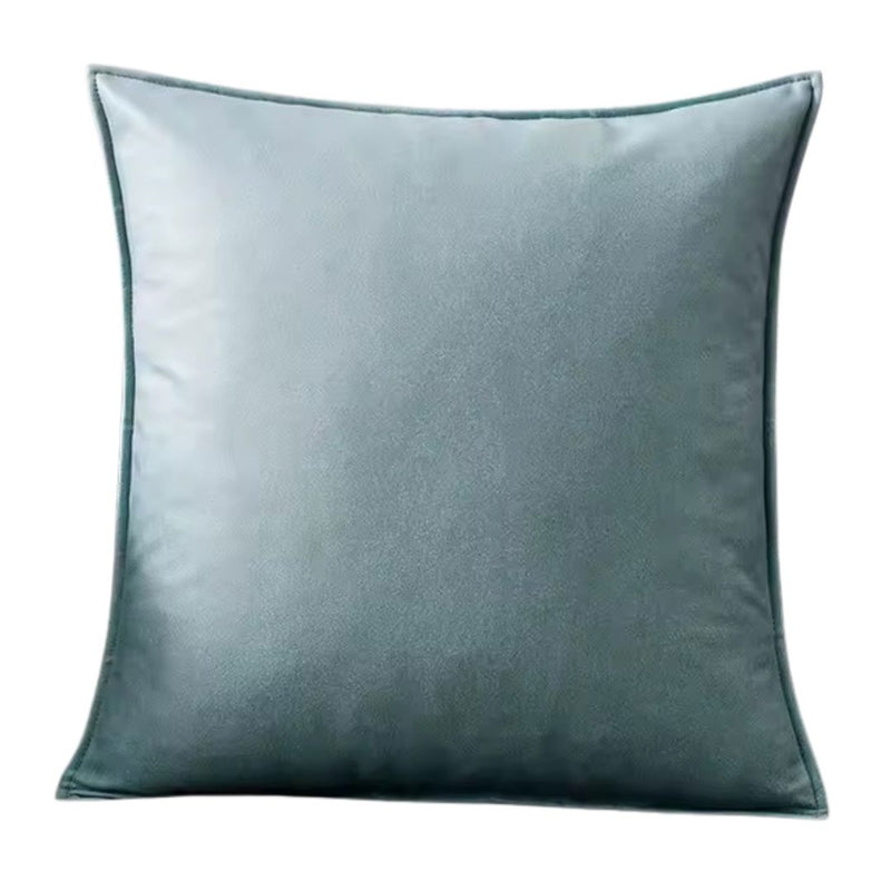 Coussin Velours Bleu Gris