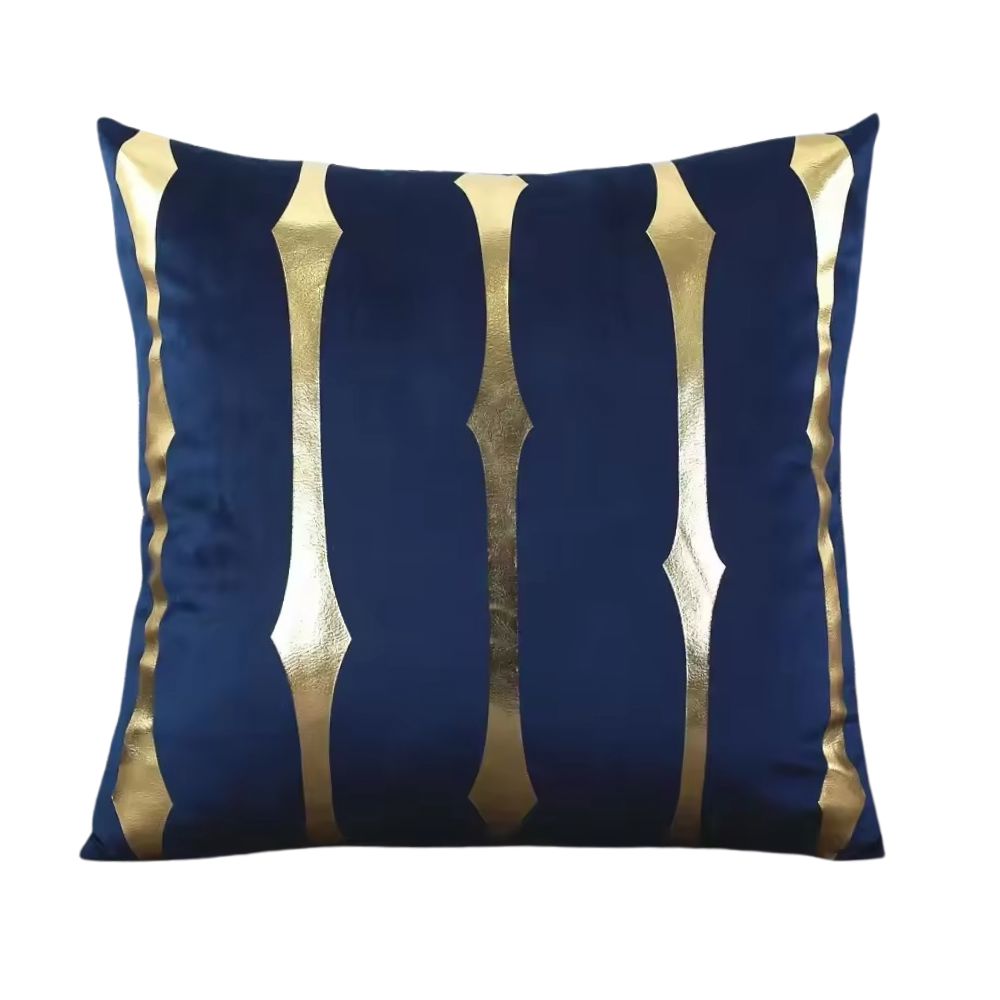 Coussin Velours Bleu Roi