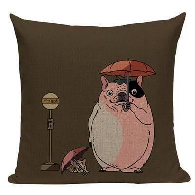 Coussin Japonais Carlin Rose