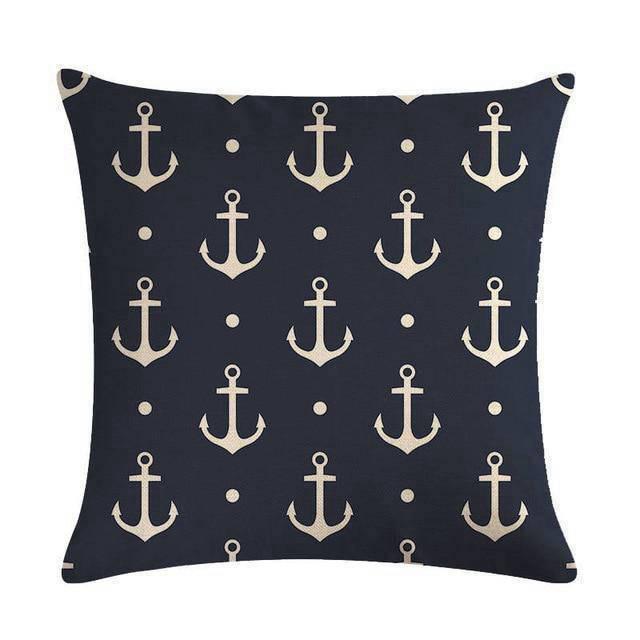 Coussin Ancre Marine