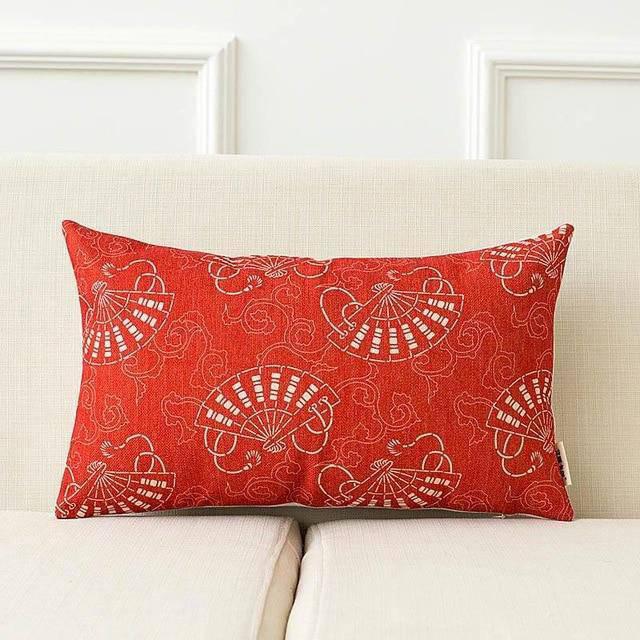 Coussin Japonais Rouge