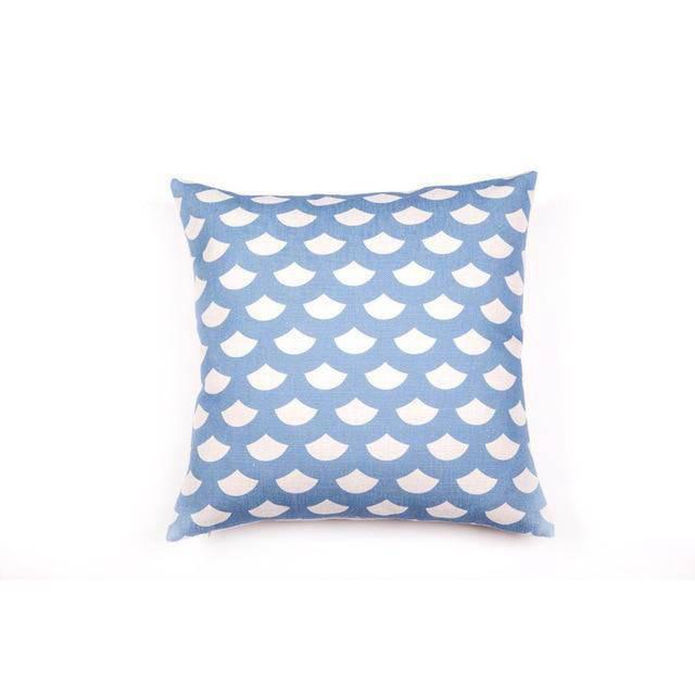 Coussin Bord de Mer Blue Shell
