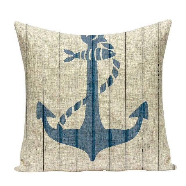 Coussin Bord de Mer Écru