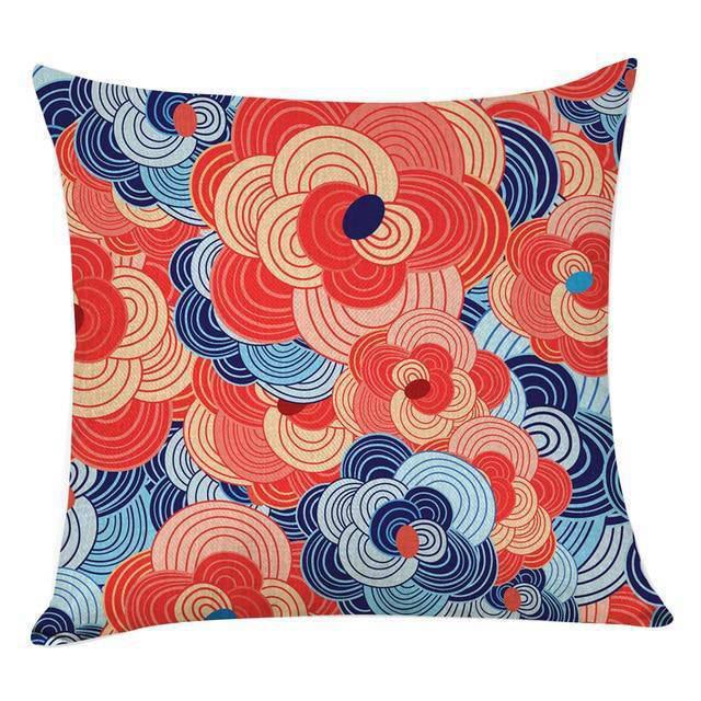 Coussin Japonais Ikebana
