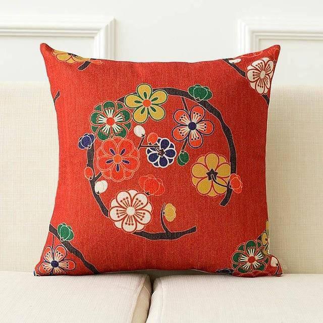 Coussin Japonais Orange