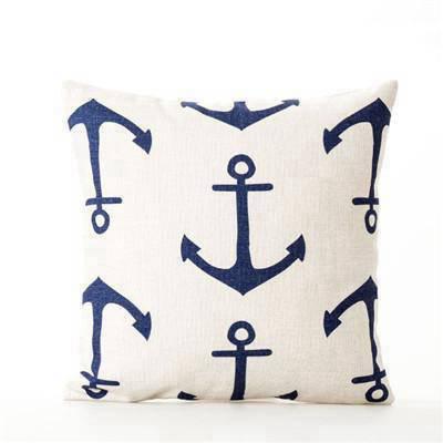 Coussin Bord de Mer Ancre