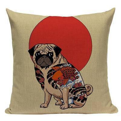 Coussin Japonais Carlin Beige
