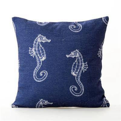 Coussin Bord de Mer Hippocampe