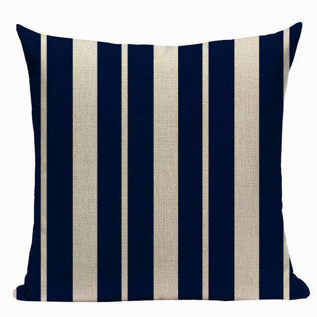 Coussin Bord de Mer Marinière