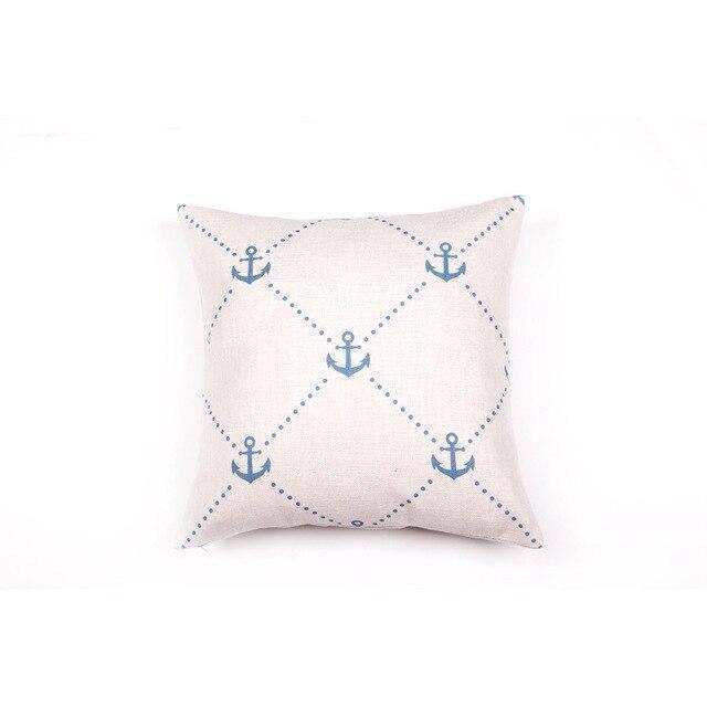Coussin Bord de Mer Blanc