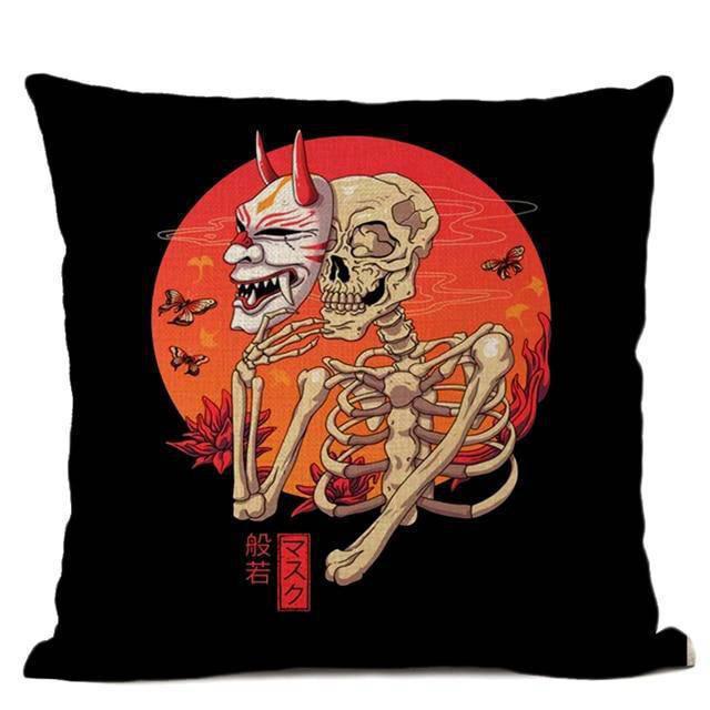 Coussin Japonais Squellette