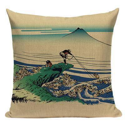 Coussin Japonais Mont Fuji