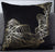 Housse Coussin Velours Noir