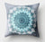 Coussin Mandala Bleu