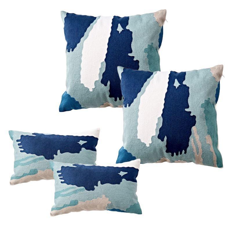 Collection Blue Cloud 4 coussins