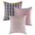 Collection Jacquard Rose 3 coussins