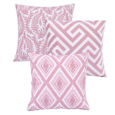 Collection Pink Serie 3 coussins