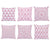 Collection Pink Serie 6 coussins