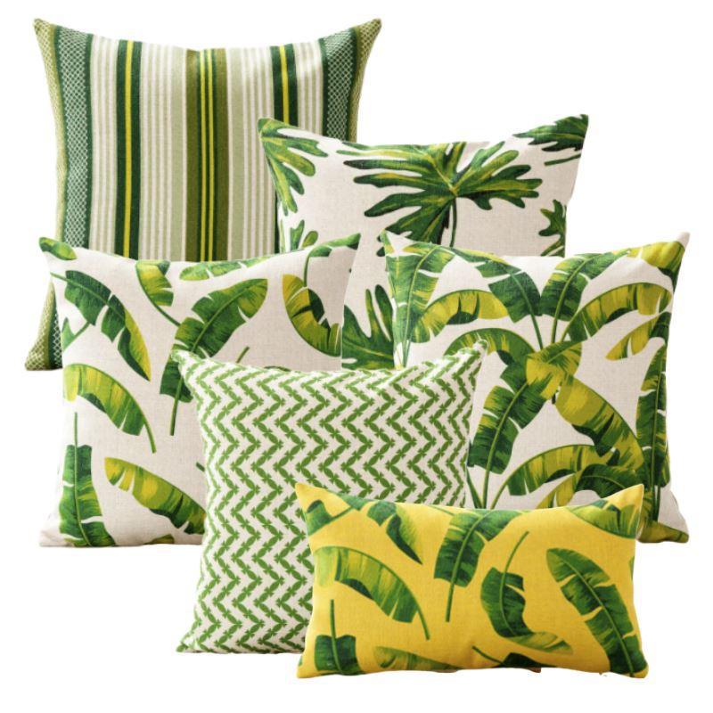 Collection Yellow Tropique 6 coussins