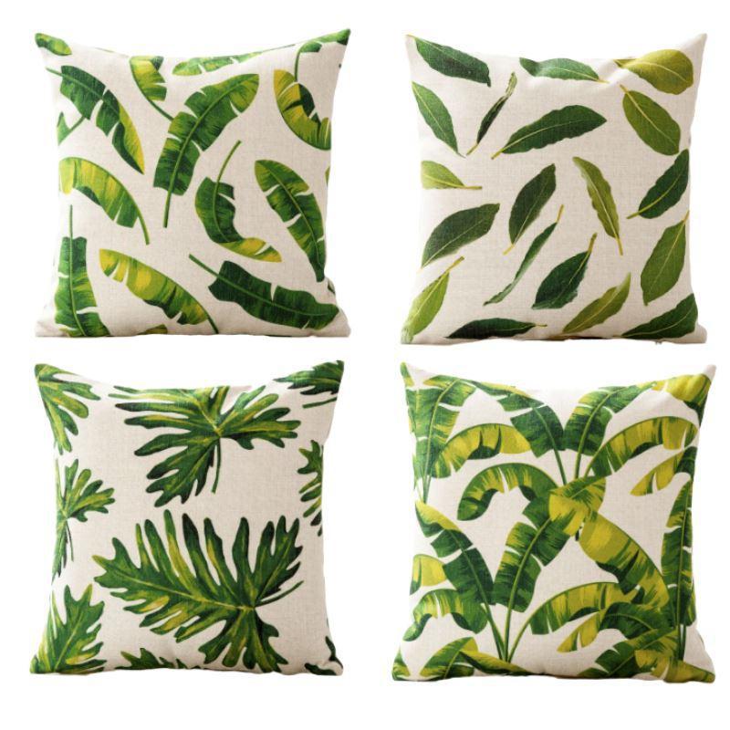 Collection Yellow Tropique 4 coussins