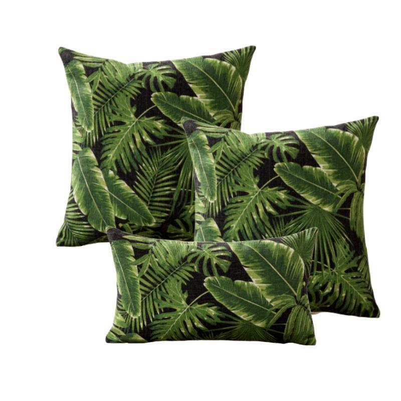 Collection Black Tropique 3 coussins