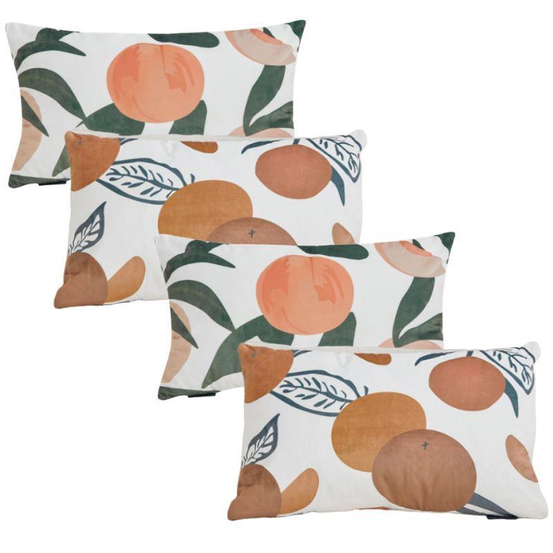 Collection Tropical Peach 4 coussins
