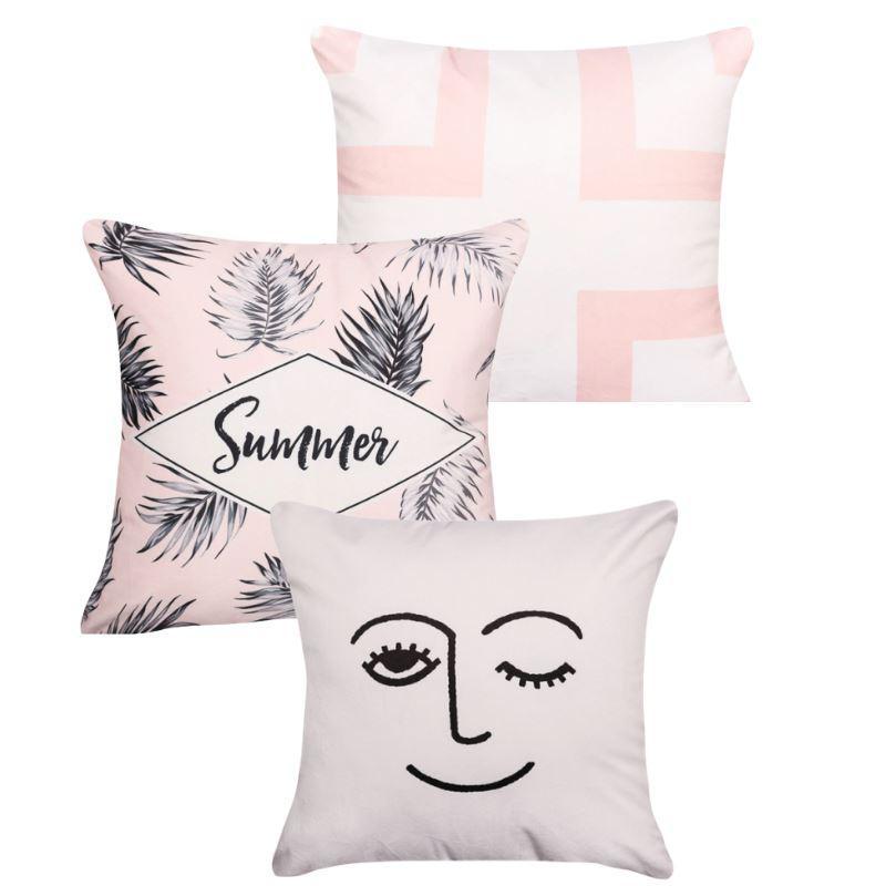 Collection Pink Summer 3 coussins