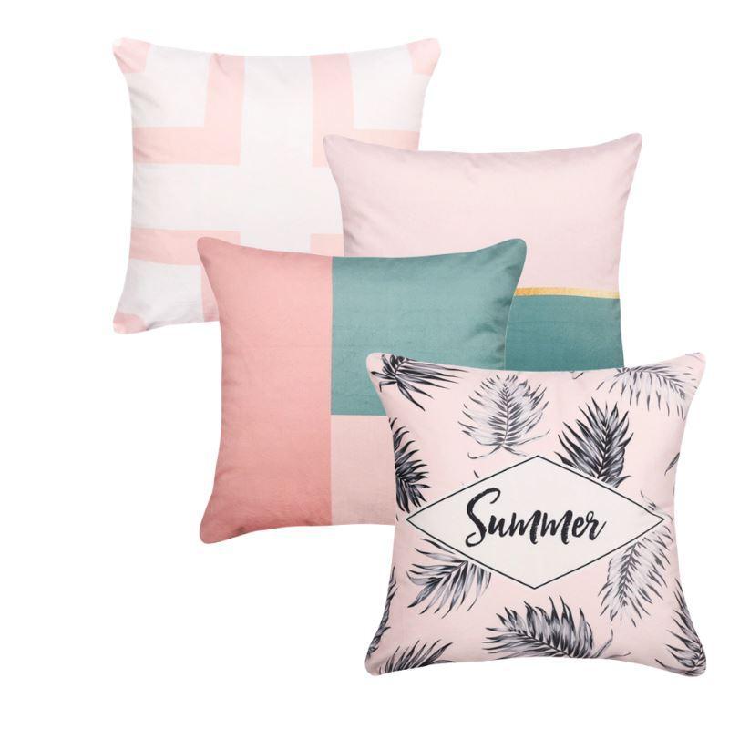Collection Pink Summer 4 coussins