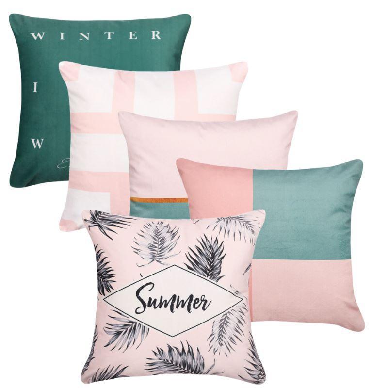 Collection Pink Summer 5 coussins