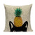 Coussin Ananas Chat | Housse Déco