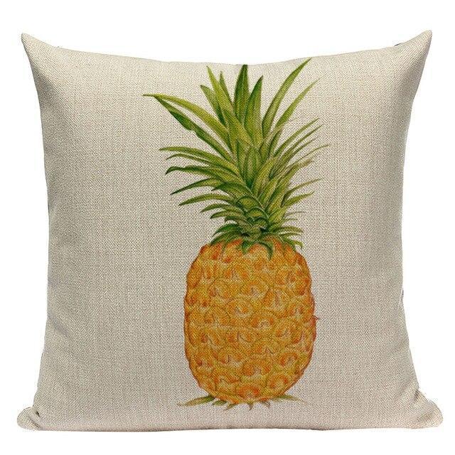 Coussin Ananas Jaune | Housse Déco