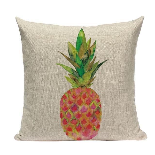 Coussin Ananas Pitaya | Housse Déco