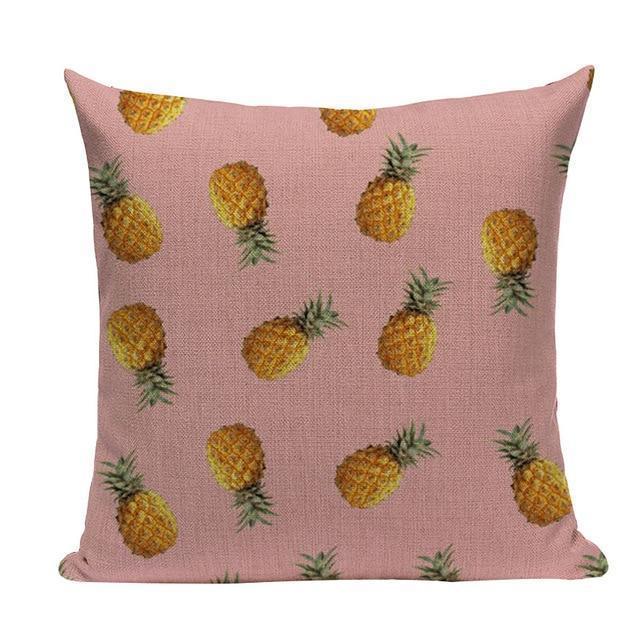 Coussin Ananas Rose Cocktail | Housse Déco