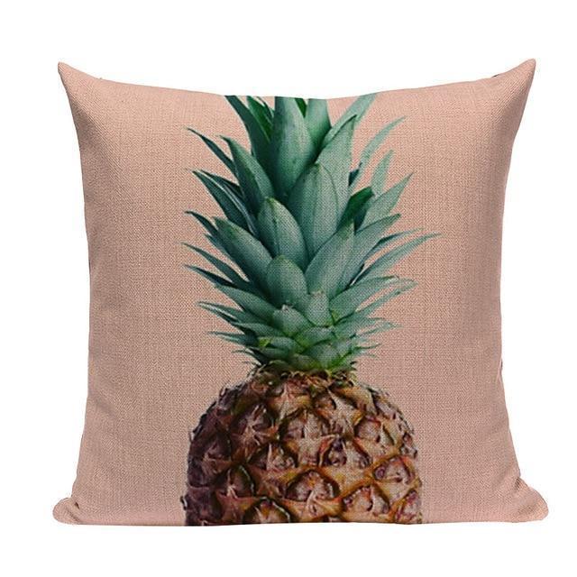 Coussin Ananas Rose Déco | Housse Déco