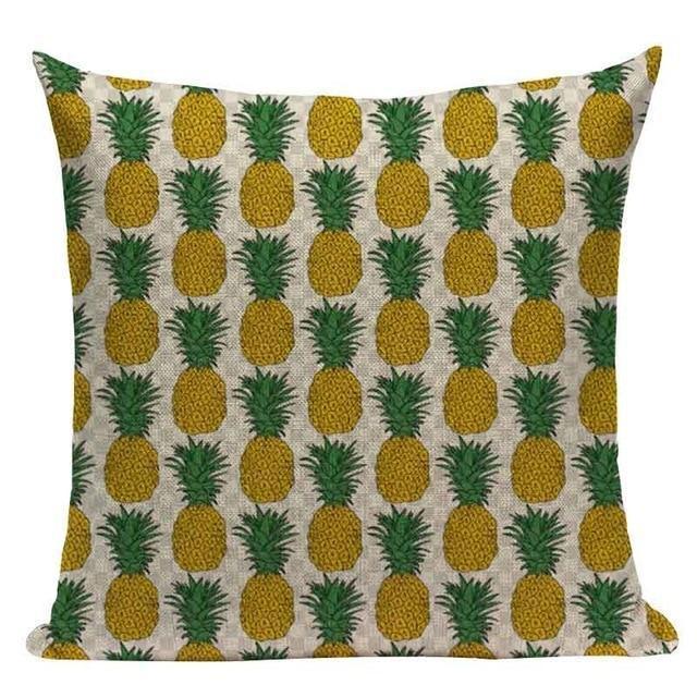 Coussin Ananas Vintage | Housse Déco