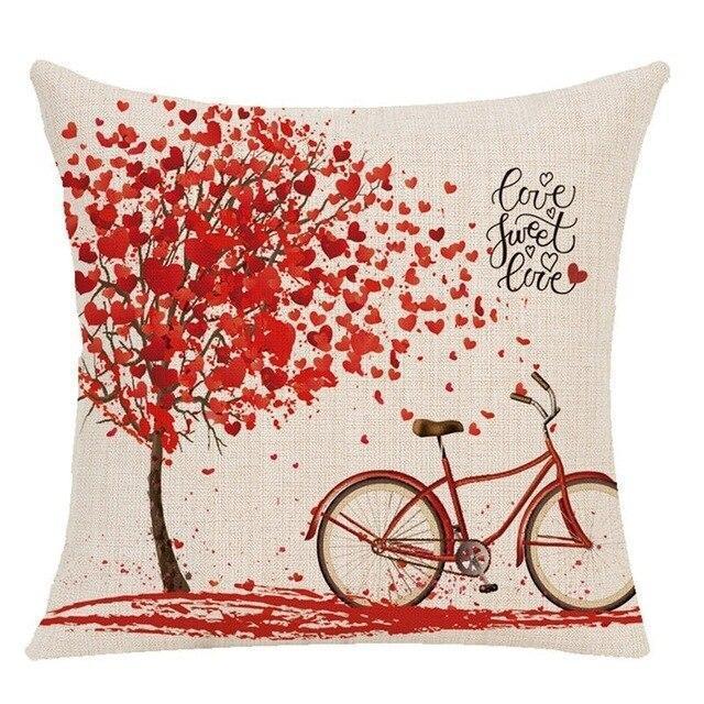 Coussin Arbre Rouge | Housse Déco