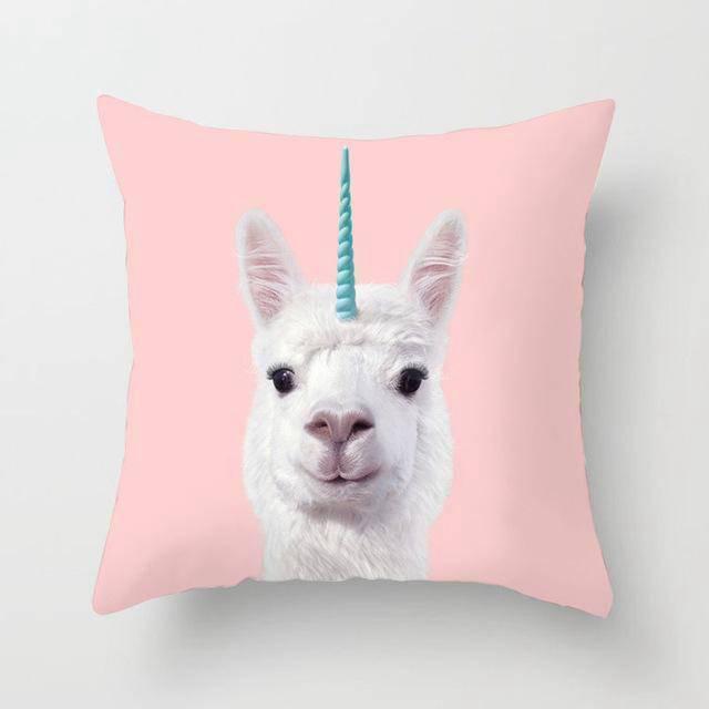 Coussin avec Lama | Housse Déco