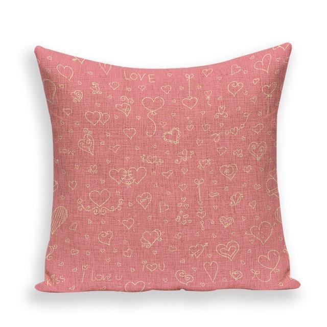 Coussin avec motif Coeur | Housse Déco
