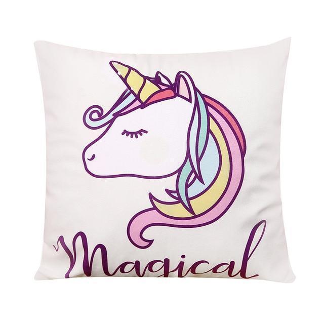 Coussin Bébé Licorne | Housse Déco