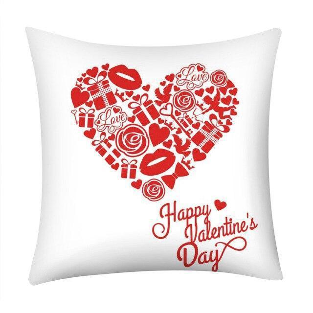 Coussin Blanc Love | Housse Déco