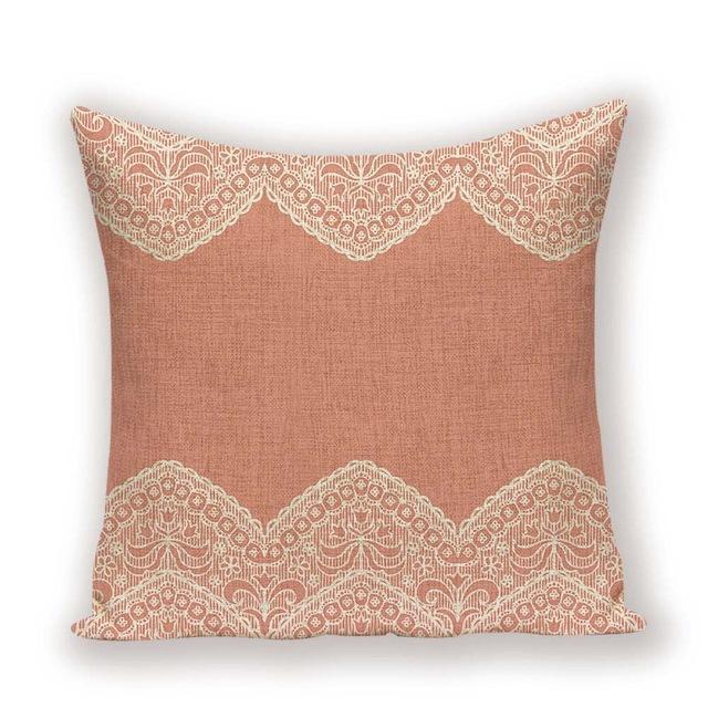 Coussin Bohème Rose | Housse Déco