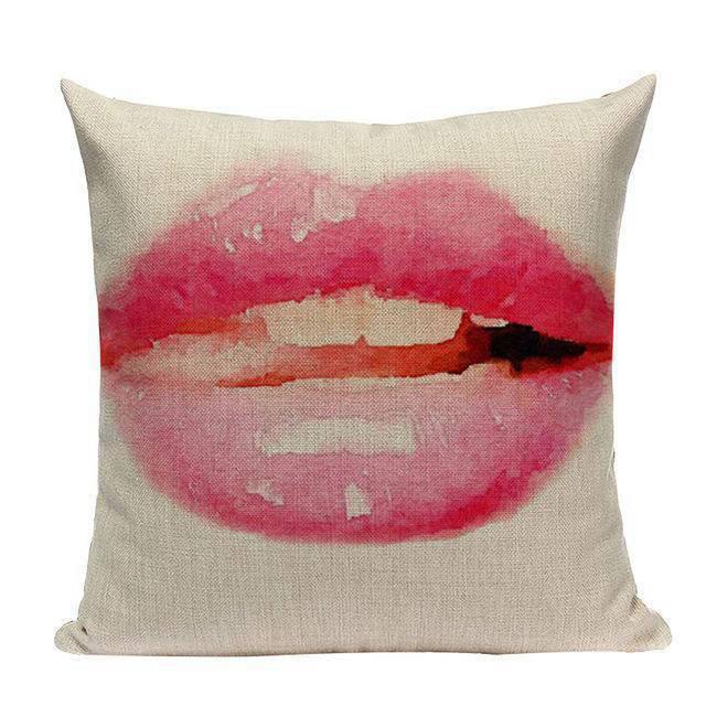 Coussin Bouche | Housse Déco