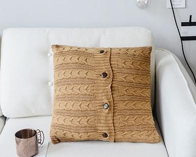 Coussin Boutons | Housse Déco