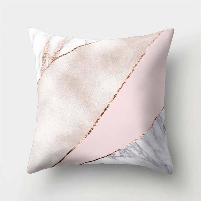 Coussin Canapé Rose Poudré | Housse Déco
