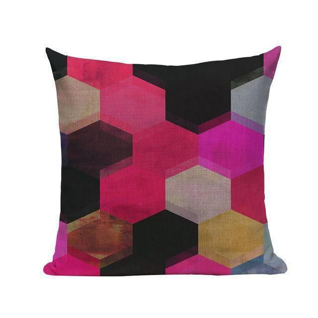 Coussin Canapé Rouge| Housse Déco