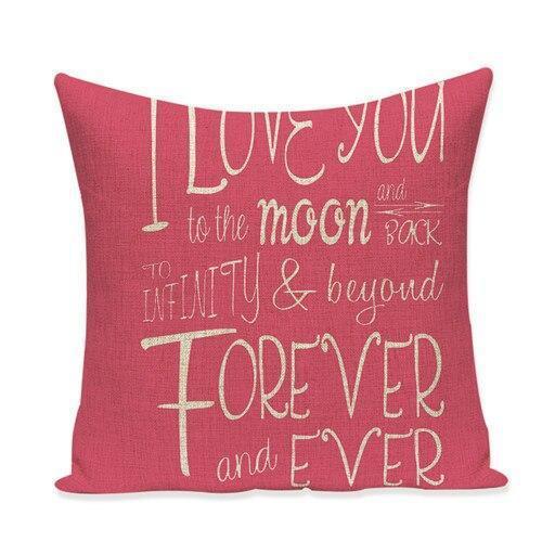 Coussin Coeur en Tissu | Housse Déco