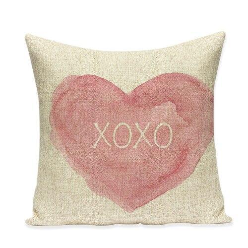 Coussin Coeur Fille | Housse Déco